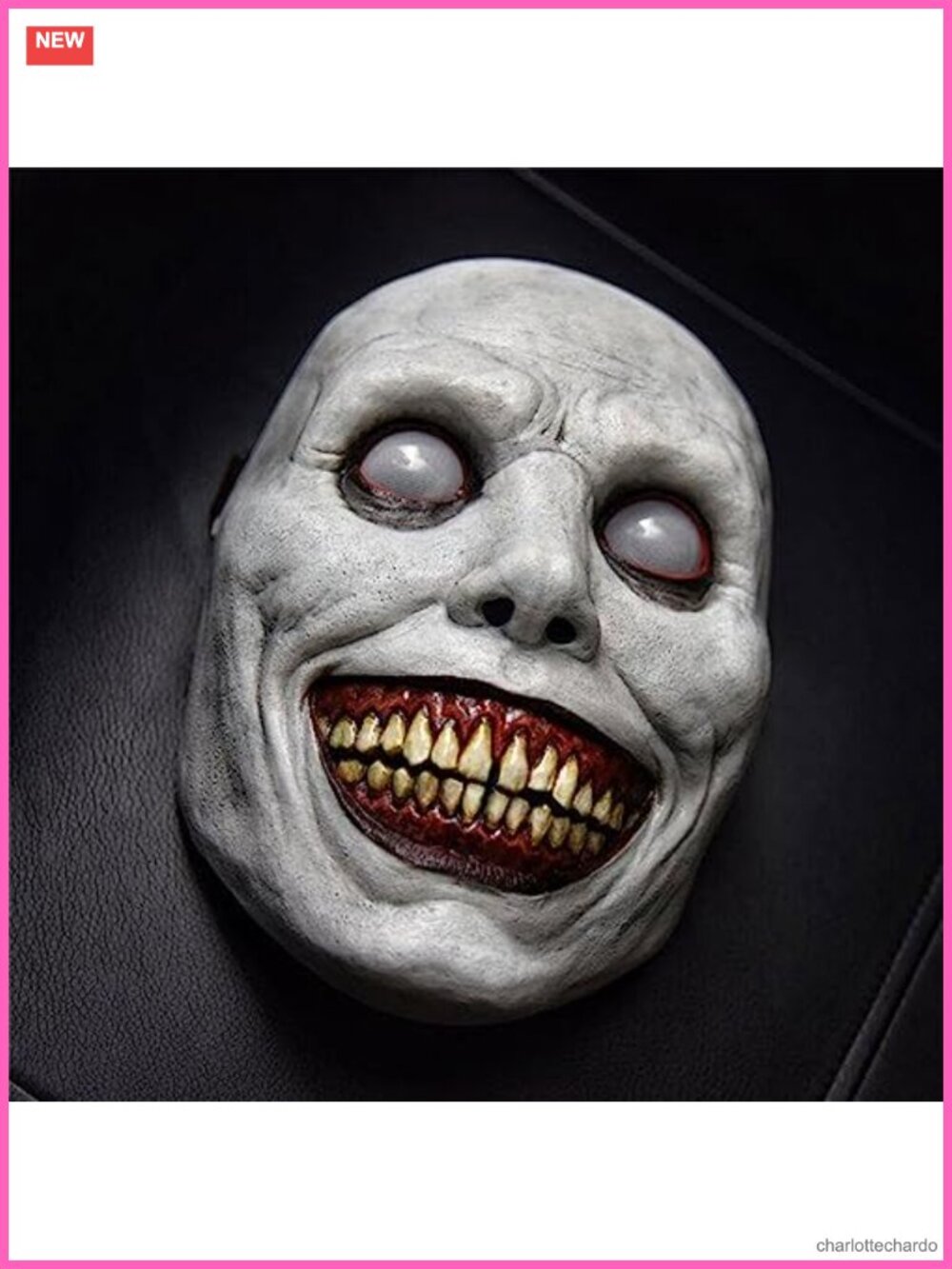 Latex Scary Zombie Mask with Wig Halloween Costume Party Adult Creepy Horror